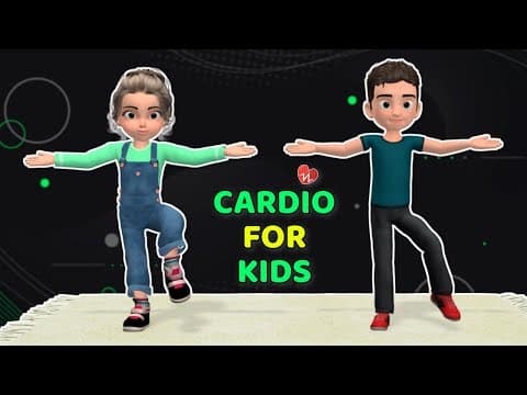 SUPER FUN CARDIO WORKOUT FOR KIDS | Kids Exercise