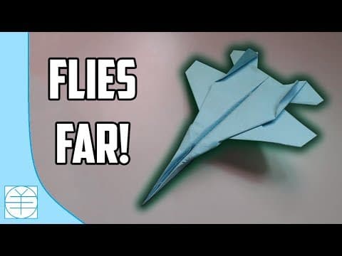 How to make a paper f16 jet that flies.