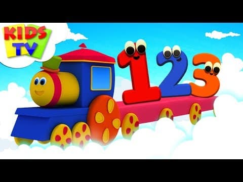 Number Train-Bob The Train-Preschool Learning Videos For Children