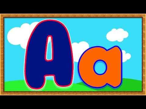 Learn alphabets for kids - alphabet uppercase and lowercase - kids learning