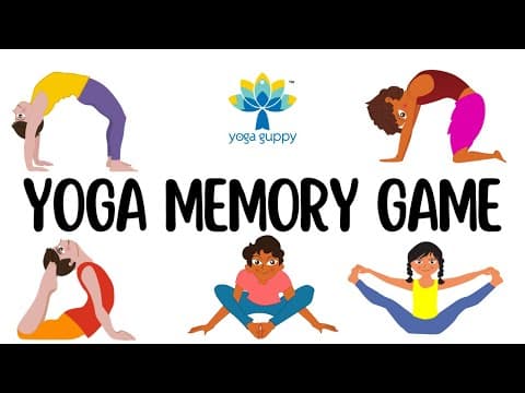 Yoga Memory Game for Kids | Improve Focus & Mindfulness | Yoga for Children #yoga #yogaguppy