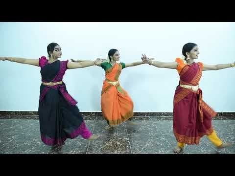 Classical dance - bharatanatyam lesson 2 - nattadavu ( 1 - 4 )