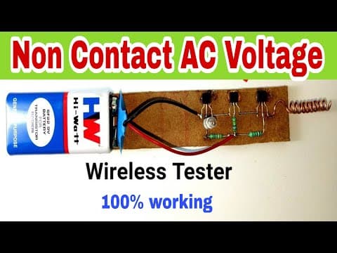 online ac power detector / How to make wireless tester / diy wireless tester