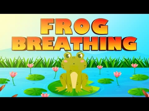 Frog Breath | Breathing Exercise to improve lung capacity and immunity | Kids Yoga | Yoga Guppy
