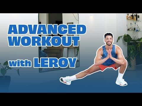 NEW** Advanced Bodyweight Workout | Train With Leroy 🔥
