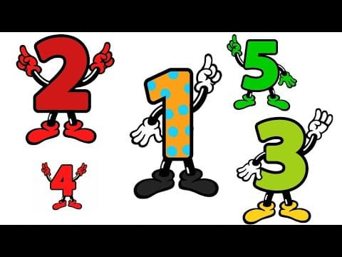 Five Little Monkeys | Learn the Numbers | Nursery Rhymes