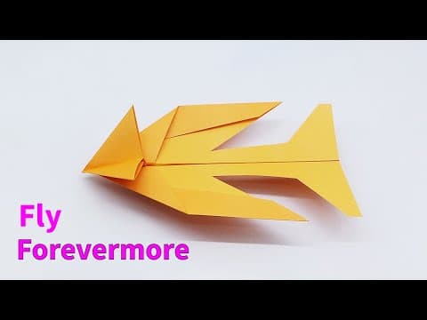 How To Make a Paper Airplane That Fly Forever