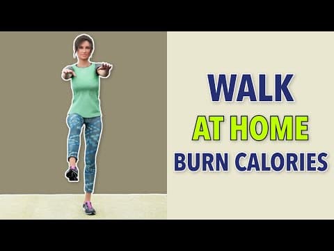 30 Min Fat Burning Workout – Walk At Home & Burn Calories