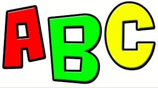 ABC ENGLISH ALPHABET for KIDS! (Toddler Learning Videos)
