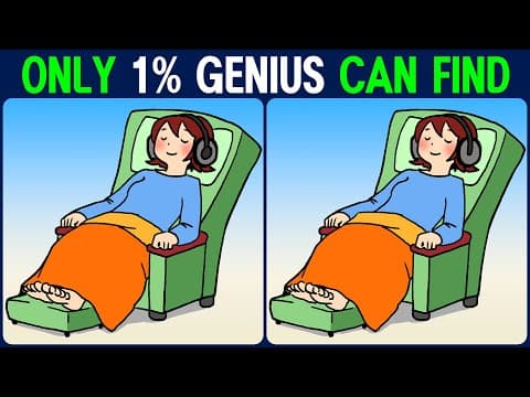 【Find the Difference】 If you've found them all, you're a genius!