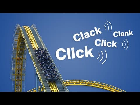 Why Roller Coasters Click - YouTube