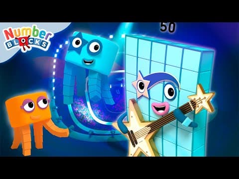 Sky High Fives and Timetables | Learn to Count with Sing-along Songs