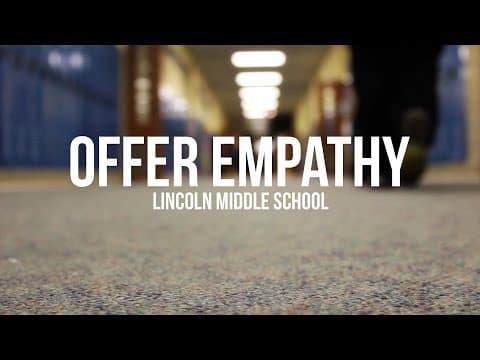 Offer empathy