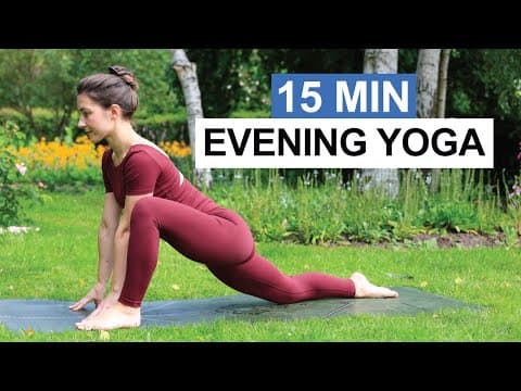 15 Min Evening Yoga Flow | Wind Down & Relaxing Yoga