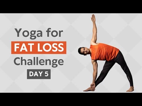 Yoga For Fat Loss Challenge | Day 5 | Yoga with Naveen