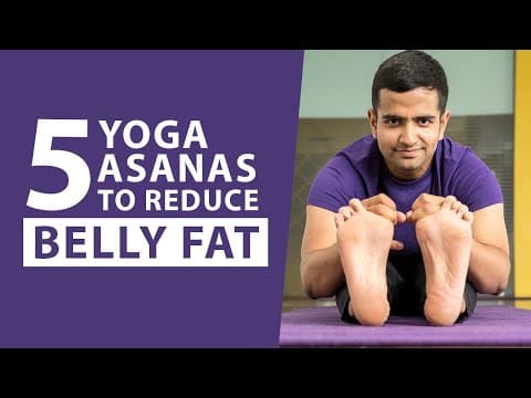 5 Asanas To Reduce Belly Fat (Follow Along) | Yoga With Naveen