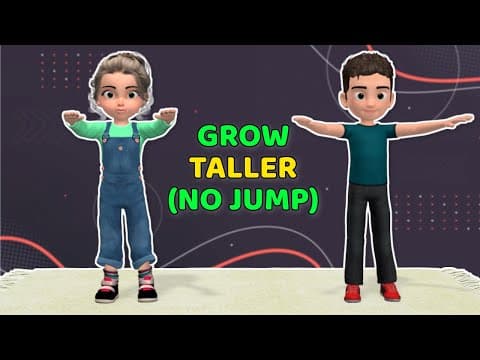 QUICK KIDS EXERCISE TO GROW TALLER (NO JUMP NEEDED)