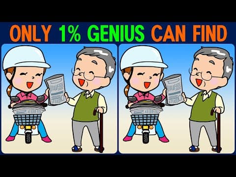 【Find the Difference】 Be focused and try to find them all!