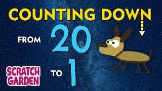 The Counting Down from  Song | Counting Songs | Scratch Garden