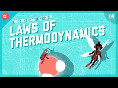 The First & Zeroth Laws of Thermodynamics: Crash Course Engineering #9
