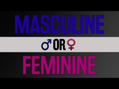 Are You Masculine or Feminine
