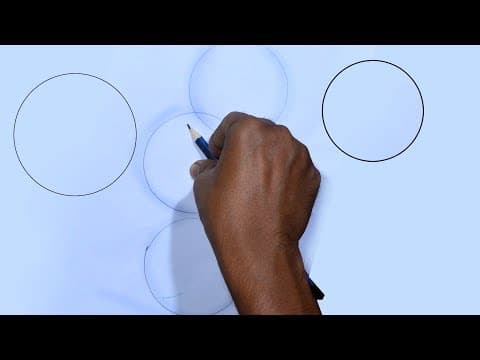How to Draw Perfect Circle Freehand   -   Easy Circle Drawing Techniques