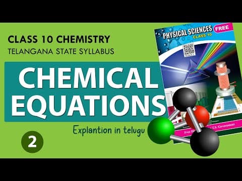 Chemical Equations Explanation in Telugu |  Part-1