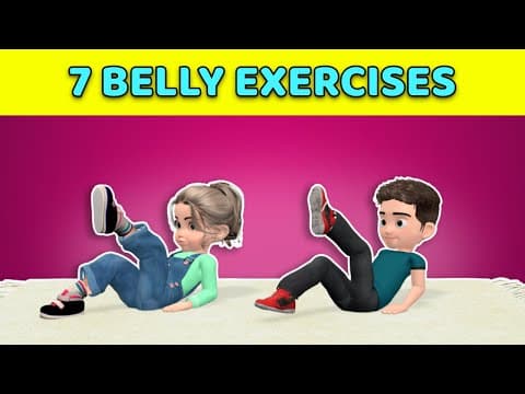 7 KIDS EXERCISES TO LOSE BELLY FAT AT HOME