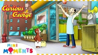 George’s New Neighbours Curious George Episode Clip  Mini Moments