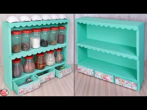 Easy !! Best Out Of Waste Idea || DIY - Kitchen Organizer