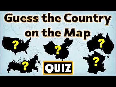 Guess the Country on the Map Quiz | Can You Identify the Country on the Map?