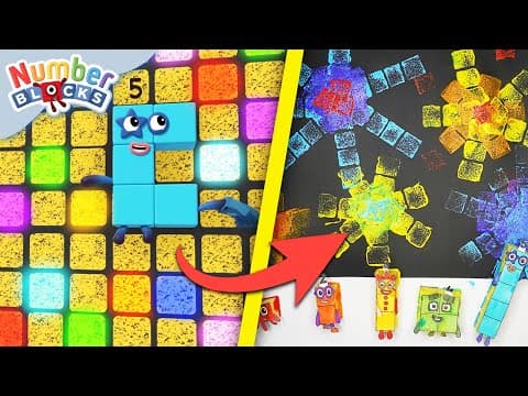 Colourful Stampolines Craft for kids | Learn Maths and Colours