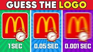 Guess The Logo In 0,001 Seconds | 50 Famous Logos
