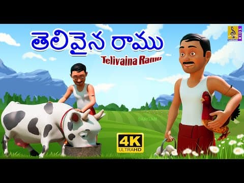తెలివైన రాము | New Kids Animation Cartoon | Telugu Story for Childrens | Telivaina Ramu #kidsstory