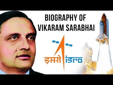 Biography of Vikram Sarabhai, Indian physicist, industrialist & father of India's space program