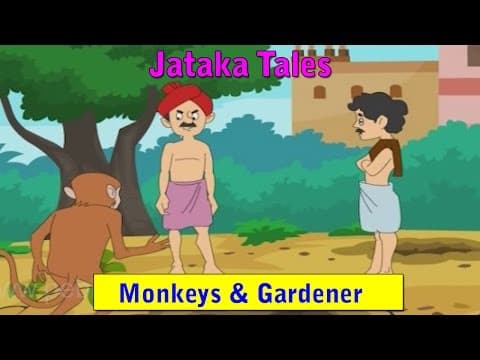 Jataka Tales in Hindi | Monkeys And Gardener | Hindi Jatak Kathayen HD