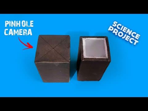 How to make pinhole camera for school project | How to make pinhole camera | Science Project