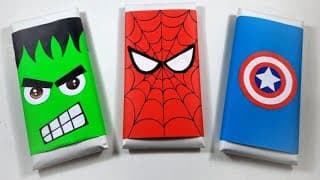 Chocolate Gift Packing Ideas | Children's Day Special Craft | Chocolate Gift Wrapping | Marvel Craft