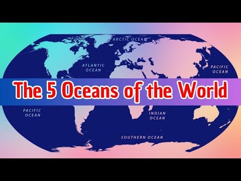 The 5 Oceans of the World | The 5 Oceans of the World | Fun Facts & Geography for Kids