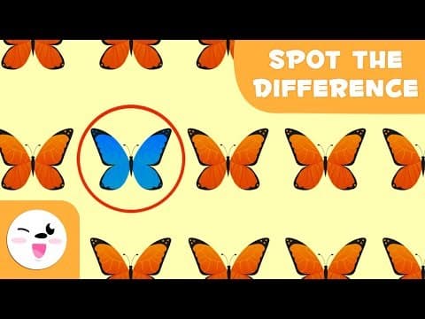 Guess the odd one out visual attention skills for kids international enviroment day