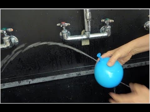Fun with Self-Sealing Balloons and Bottles Homemade Science with Bruce Yeany