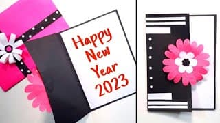 Happy New Year Card | How to make New Year Card | New Year Greating Card