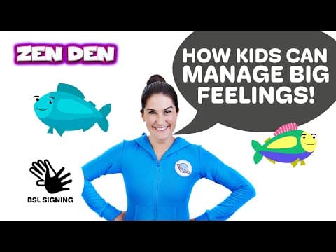 Be the Pond - Kids Mindfulness Videos (Deaf Friendly with BSL) - Cosmic Kids Zen Den
