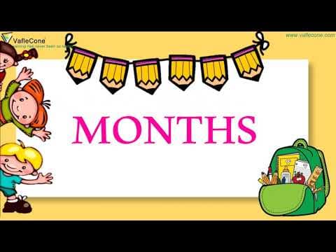 Months of the Year Song - January February March