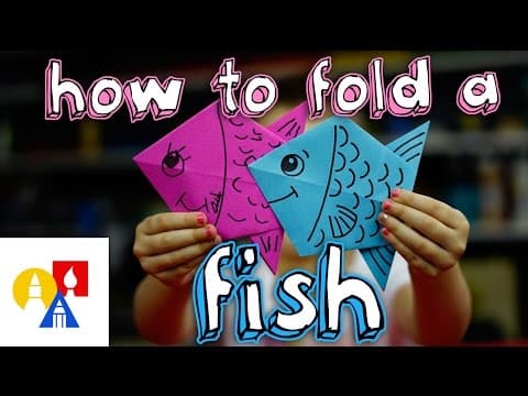How to fold an origami fish