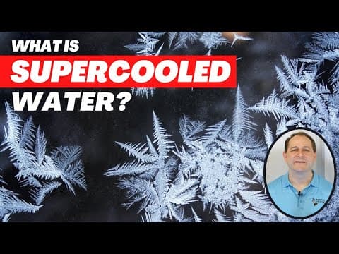 What is Supercooled Water How does it Work