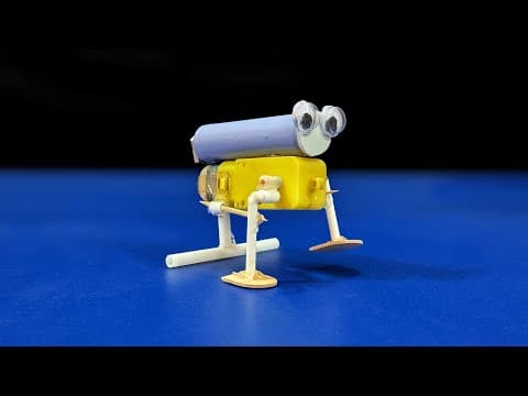 How to make simple mini walking robot
