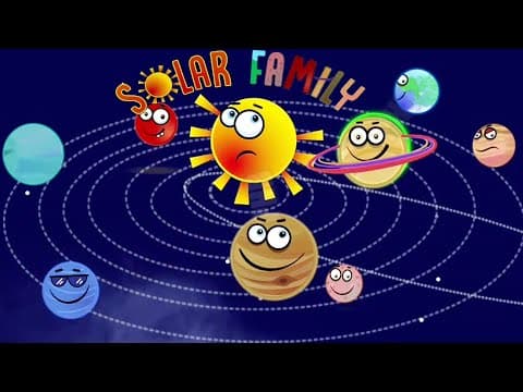 Let's Learn Far 4 Planets from the Sun - Solar Family