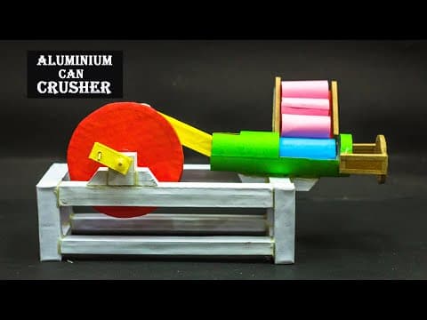 Science Projects | Aluminium Can Crusher