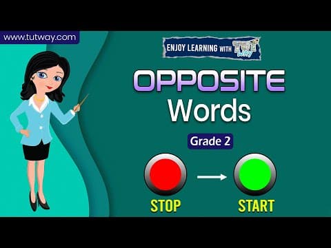 Opposite Words - Opposite words in English - Opposites Words For Kids
